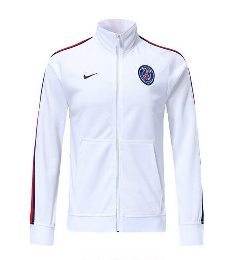 veste de foot homme blanc Paris Saint Germain 2020
